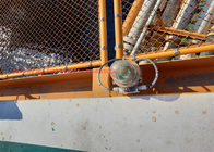 ประเภทรั้วสายโซ่สีเหลือง Helideck Net Diamond Offshore Oil Installation