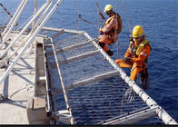สเตนเลสสตีล Helideck Safety Net, Heliport Perimeter Net ความกว้าง 1.5m