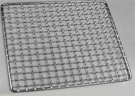 10mm Square Hole Crimped Wire Mesh ทอก่อนสดใส