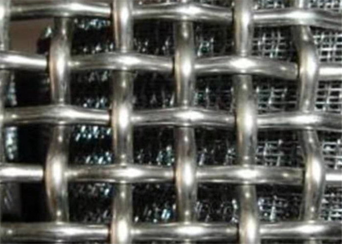 Multifuctional 55 # Steel Crimped Wire Screen ทอสำหรับอุตสาหกรรมซีเมนต์